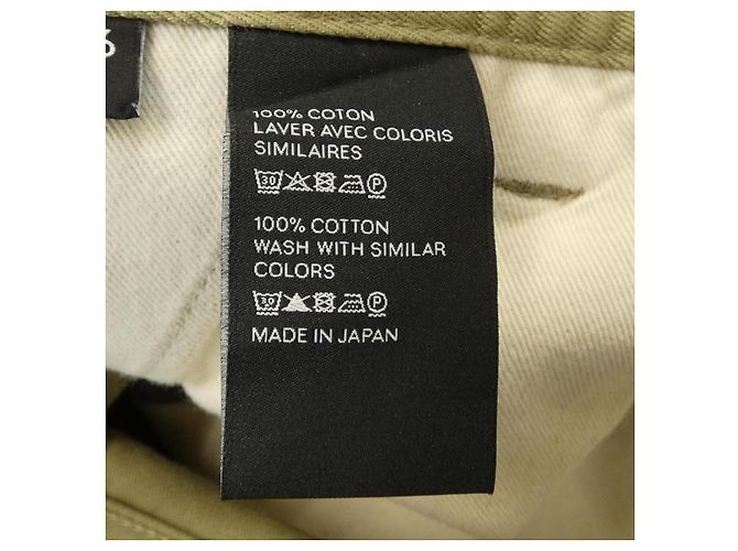 Céline Pantaloni a gamba dritta a vita media CELINE Beige - vista 3