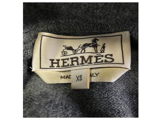 Hermès Maillon Chaine d'Ancre 100% Kaschmir Hoodie XS Braun - Ansicht 4