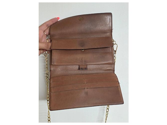 Louis Vuitton Pochette Felicie Monogram Marrone - vista 5