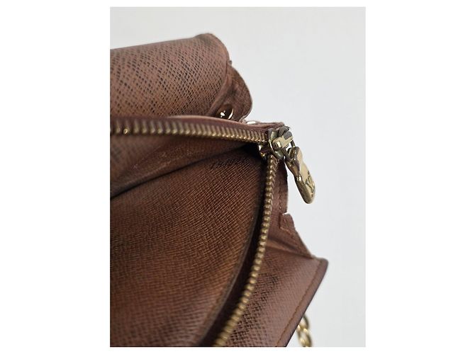 Pochette Félicie Louis Vuitton Cartera Pochette Felicie Monogram Castaño - vista 11