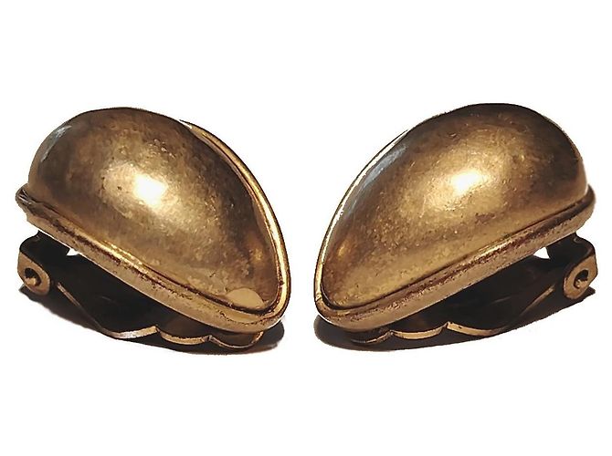 Orecchini Ralph Lauren dorati D'oro - vista 2