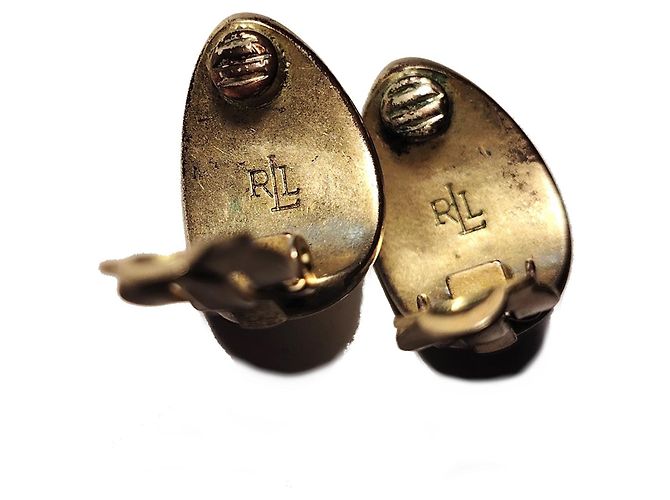 Orecchini Ralph Lauren dorati D'oro - vista 6