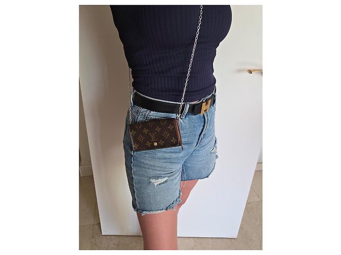 Pochette Félicie Louis Vuitton Pochette Felicie Monogram Marrone Monogramma - vista 2