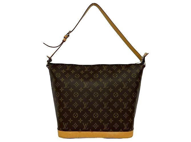 Borsa a spalla semi Louis Vuitton Amfar Three Vanity Star Monogram Leather Marrone - vista 3