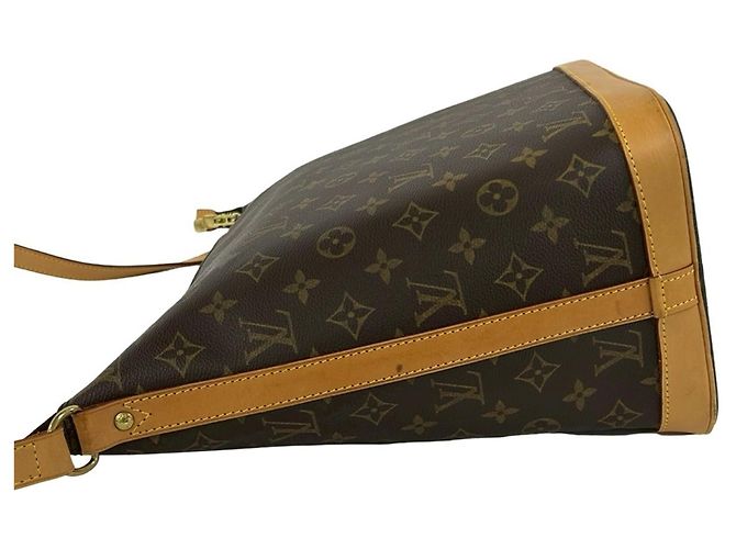 Borsa a spalla semi Louis Vuitton Amfar Three Vanity Star Monogram Leather Marrone - vista 5