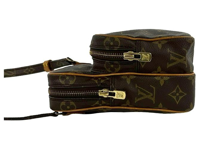 Louis Vuitton Vintage Amazon Monogram Leder Mini Schultertasche Braun - Ansicht 5