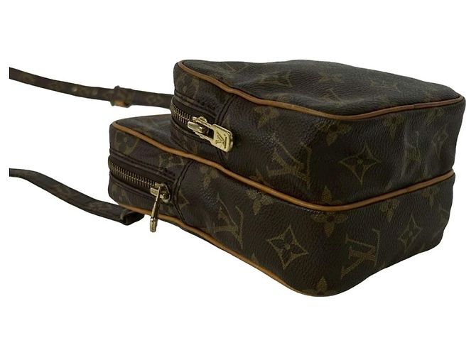 Louis Vuitton Vintage Amazon Monogram Leder Mini Schultertasche Braun - Ansicht 7