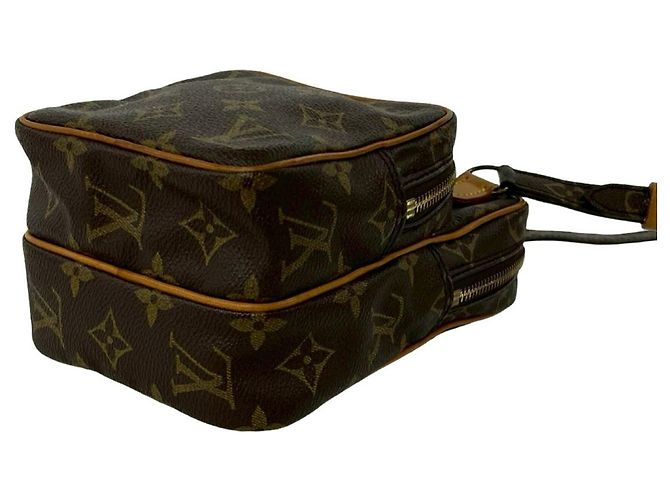Louis Vuitton Vintage Amazon Monogram Leder Mini Schultertasche Braun - Ansicht 8