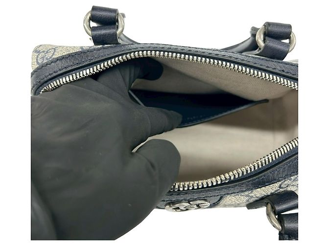 Borsa a mano in pelle Gucci Ophidia Sherry Line con logo GG e finiture metalliche - vista 10
