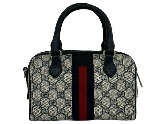 Borsa a mano in pelle Gucci Ophidia Sherry Line con logo GG e finiture metalliche - vista 3
