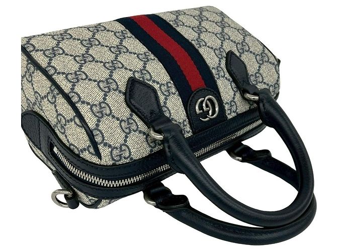 Borsa a mano in pelle Gucci Ophidia Sherry Line con logo GG e finiture metalliche - vista 4