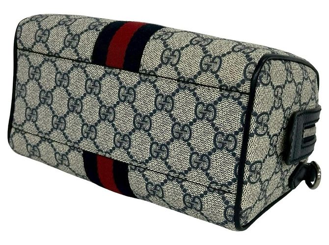 Borsa a mano in pelle Gucci Ophidia Sherry Line con logo GG e finiture metalliche - vista 8