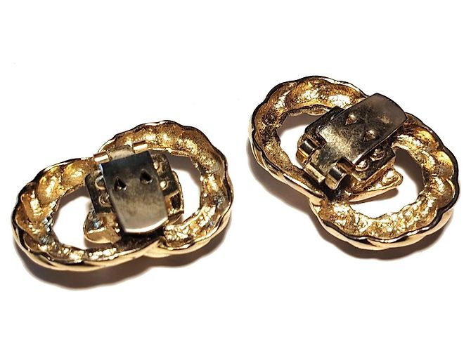 Autre Marque Bluette Gold Tone Schuhclips - Skulpturales Design Golden - Ansicht 5