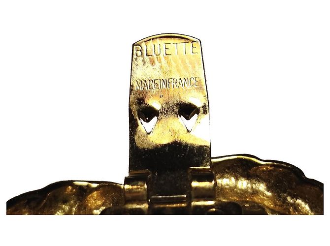 Autre Marque Bluette Gold Tone Schuhclips - Skulpturales Design Golden - Ansicht 8