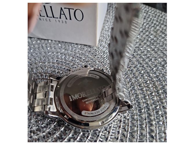 Autre Marque Reloj Cronógrafo Morellato en Acero Inoxidable Plata Azul - vista 3