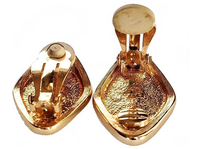 Orecchini a clip Swarovski SAL in cristallo, tono oro, pavé D'oro - vista 6