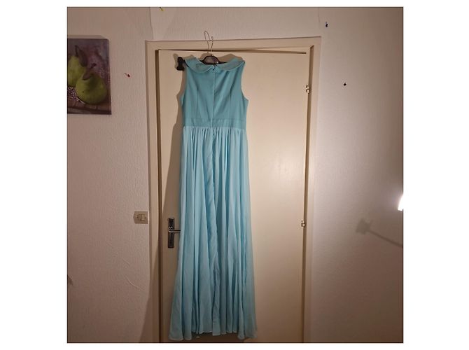 Autre Marque Isabel Garcia Langes Kleid in Hellblau - Ansicht 3