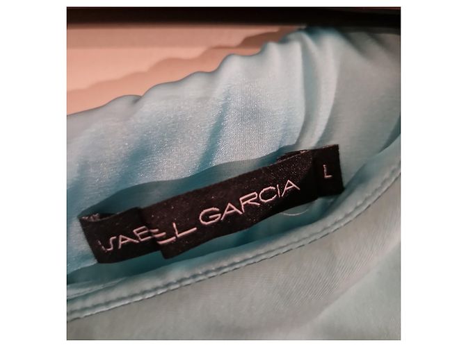 Autre Marque Isabel Garcia Langes Kleid in Hellblau - Ansicht 6
