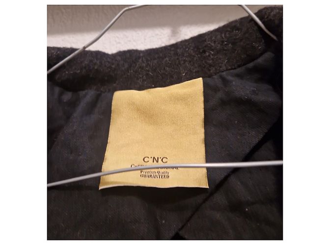 Autre Marque Completo C'N'C Costume National Giacca e Gonna in Lana a Quadri Grigio - vista 10