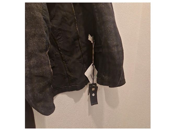 Autre Marque Completo C'N'C Costume National Giacca e Gonna in Lana a Quadri Grigio - vista 11