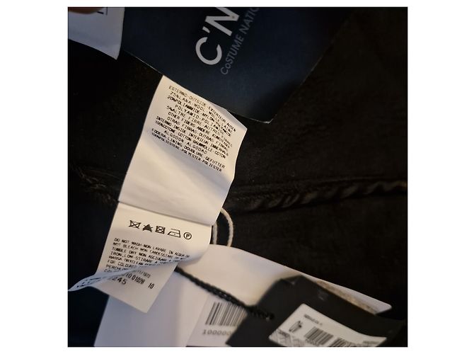 Autre Marque Completo C'N'C Costume National Giacca e Gonna in Lana a Quadri Grigio - vista 16