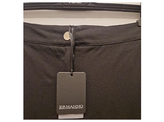 Ermanno Scervino schwarze Hose mit Knöchel-Reißverschluss - Ansicht 3