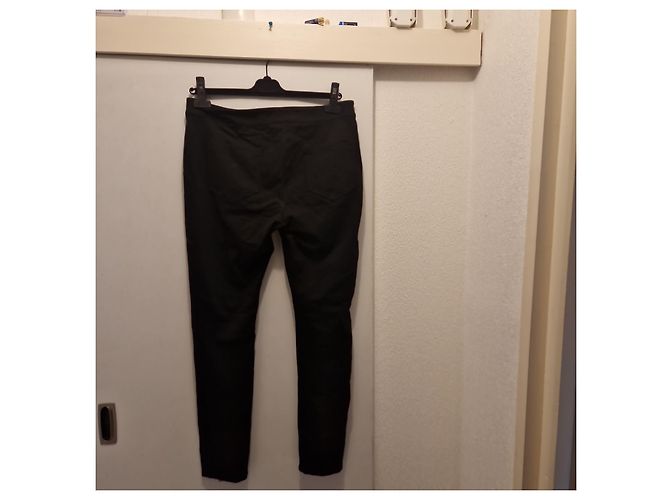 Ermanno Scervino schwarze Hose mit Knöchel-Reißverschluss - Ansicht 4