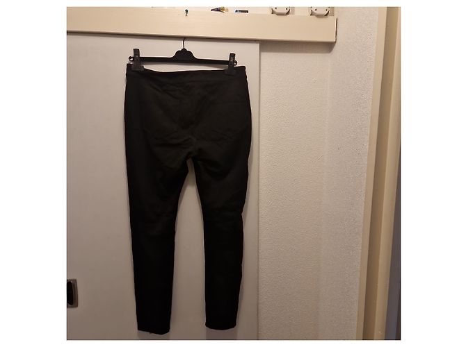 Ermanno Scervino schwarze Hose mit Knöchel-Reißverschluss - Ansicht 5