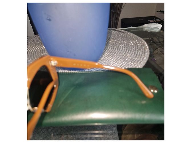 Gafas de sol Marni marrones de acetato Castaño - vista 12
