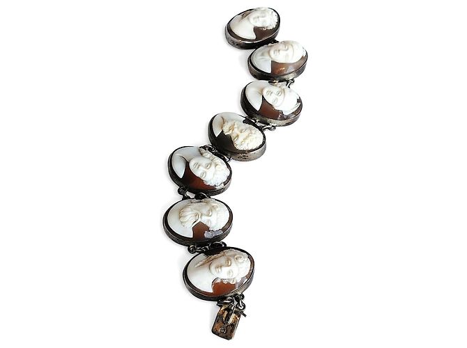 No Name Bracciale Cammeo in Argento 800 Italiano - vista 3