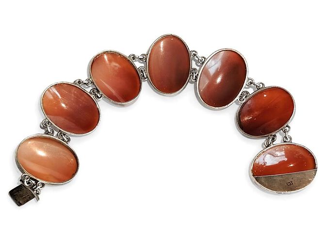 No Name Bracciale Cammeo in Argento 800 Italiano - vista 6