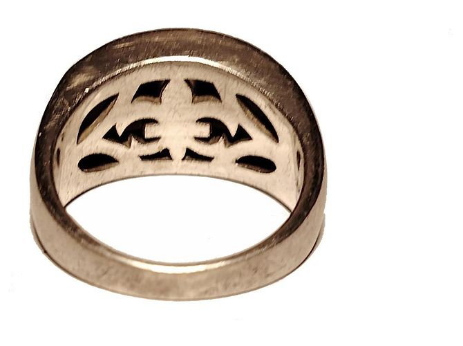 Autre Marque Judith Ripka Sterlingsilber Ring Perlmutt CZ Größe EU 65 - Ansicht 6