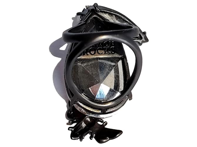 Anello Cocktail Erickson Beamon Rocks Multi-Pietra Multicolore - vista 5