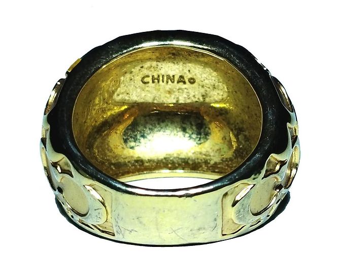 COACH Skulpturaler C-Ring Goldfarben EU 56 Golden - Ansicht 6