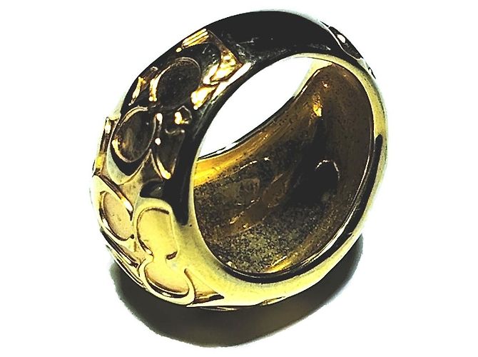 COACH Skulpturaler C-Ring Goldfarben EU 56 Golden - Ansicht 7
