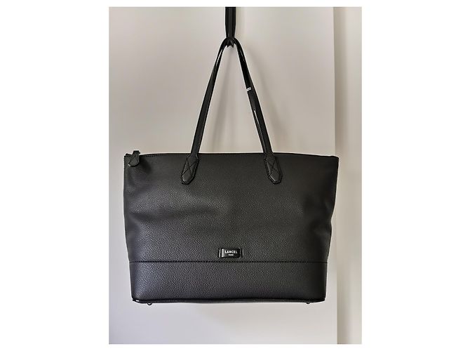 Lancel Borsa Tote Ninon in pelle nera Nero - vista 2