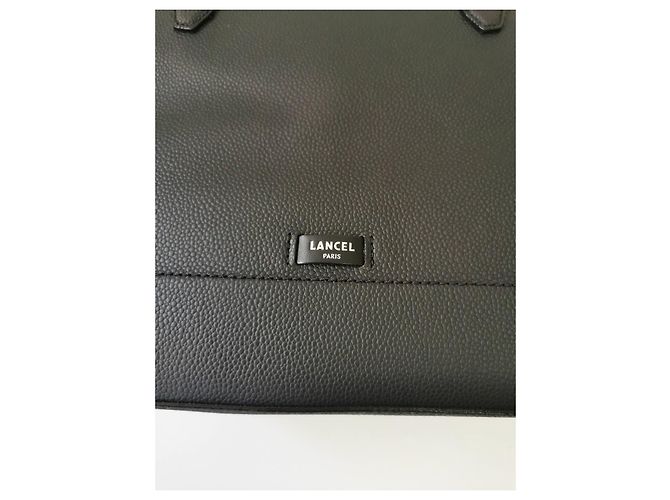 Lancel Borsa Tote Ninon in pelle nera Nero - vista 4