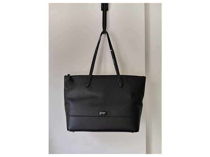 Lancel Borsa Tote Ninon in pelle nera Nero - vista 5