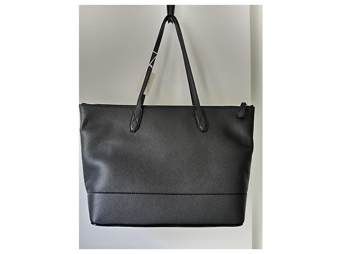 Lancel Borsa Tote Ninon in pelle nera Nero - vista 7