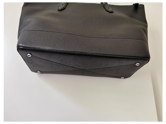 Lancel Borsa Tote Ninon in pelle nera Nero - vista 9