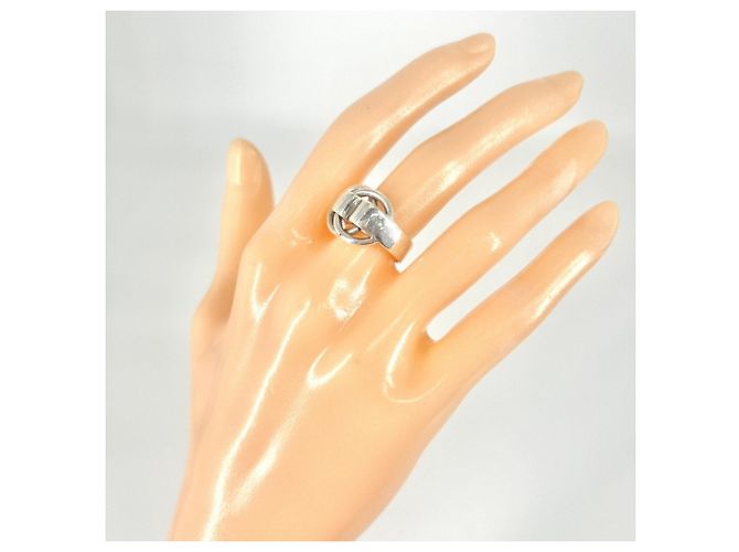 Ring Hermès Anel Ruban Eclipse Hermes Prata - vista 7
