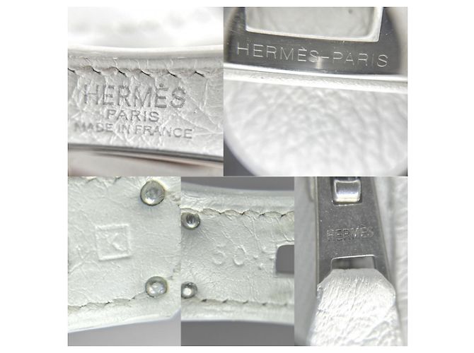 Hermès Borsa a tracolla da donna Hermes Kelly 28 Bianco - vista 5