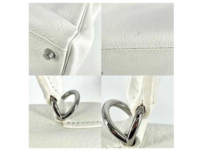 Hermès Borsa a tracolla da donna Hermes Kelly 28 Bianco - vista 6