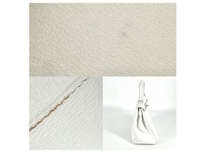 Hermès Borsa a tracolla da donna Hermes Kelly 28 Bianco - vista 7