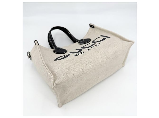 Borsa Tote Media Gucci Edizione Limitata Giappone da Donna Beige Blu navy - vista 3