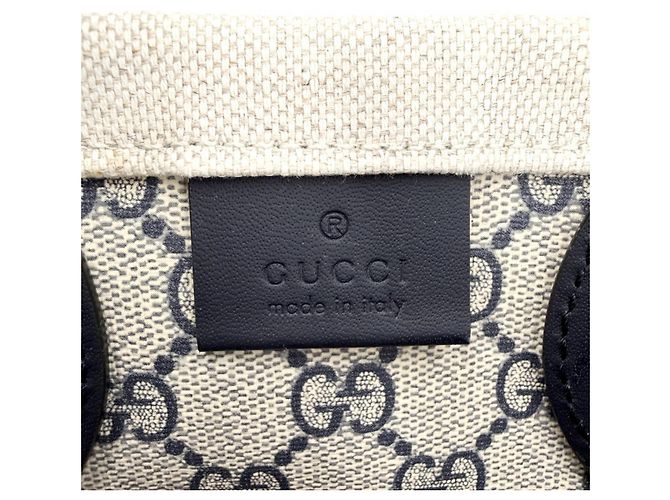 Borsa Tote Media Gucci Edizione Limitata Giappone da Donna Beige Blu navy - vista 5