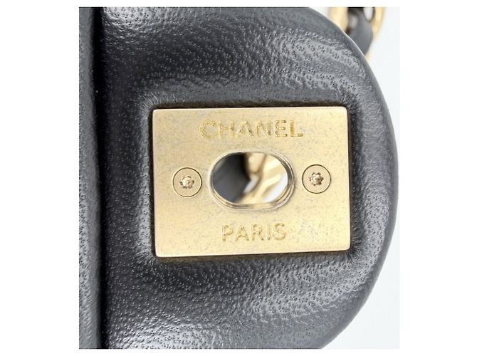 Sac à bandoulière matelassé pour femme Chanel Noir - vue 6