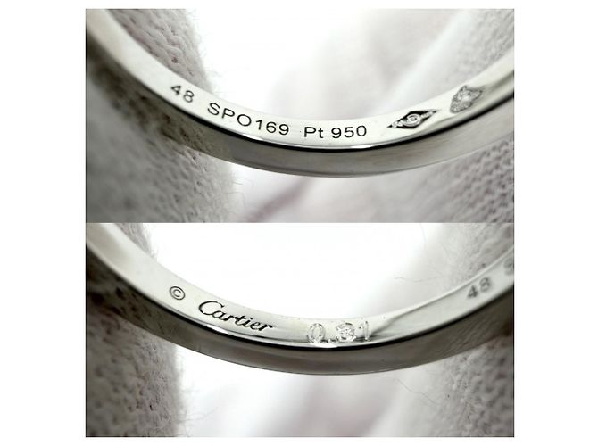Cartier Ballerina Design Platinum Ring - view 4
