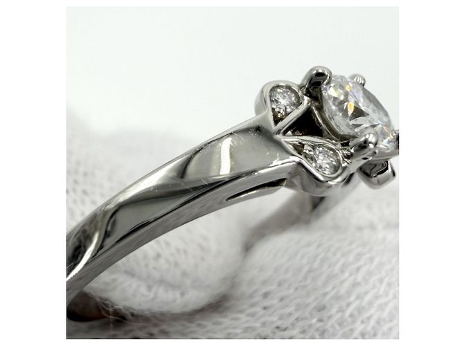 Cartier Ballerina Design Platinum Ring - view 7