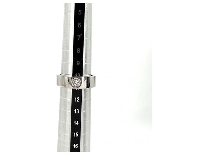 Anello anniversary da donna Cartier in oro bianco 18K con diamante - vista 5